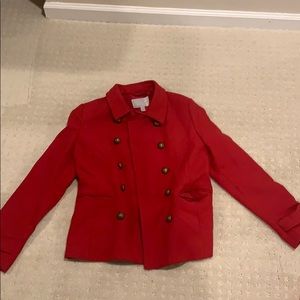 Old navy red coat. Medium